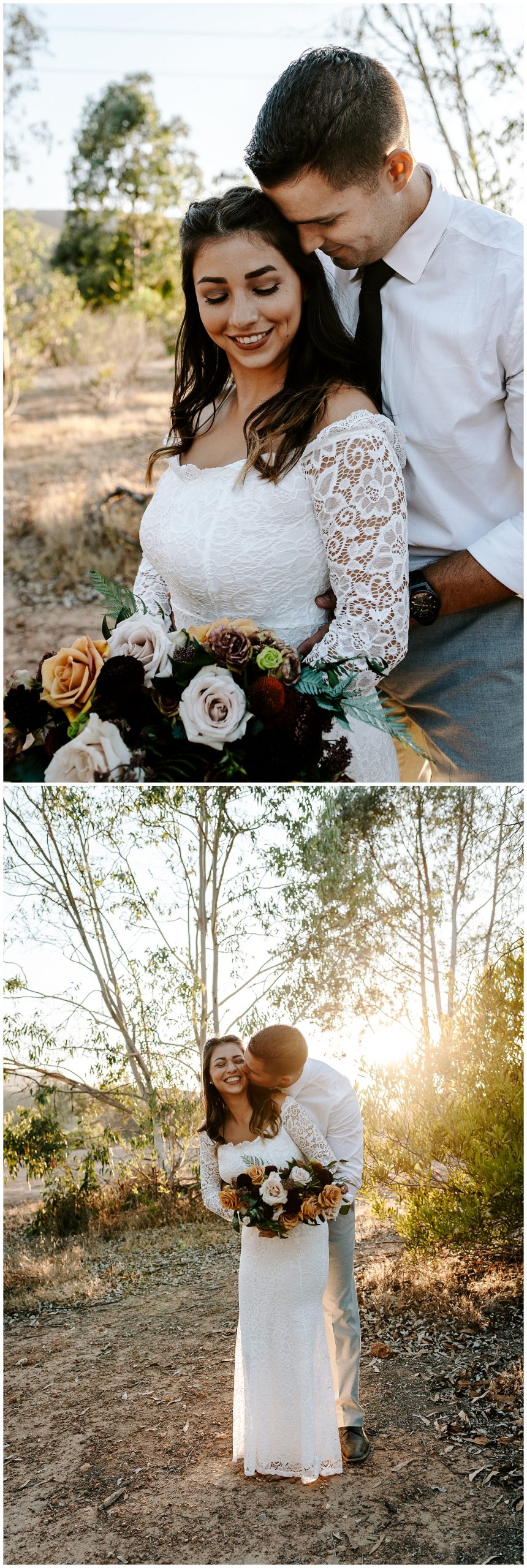 bride and groom elope in colorado springs