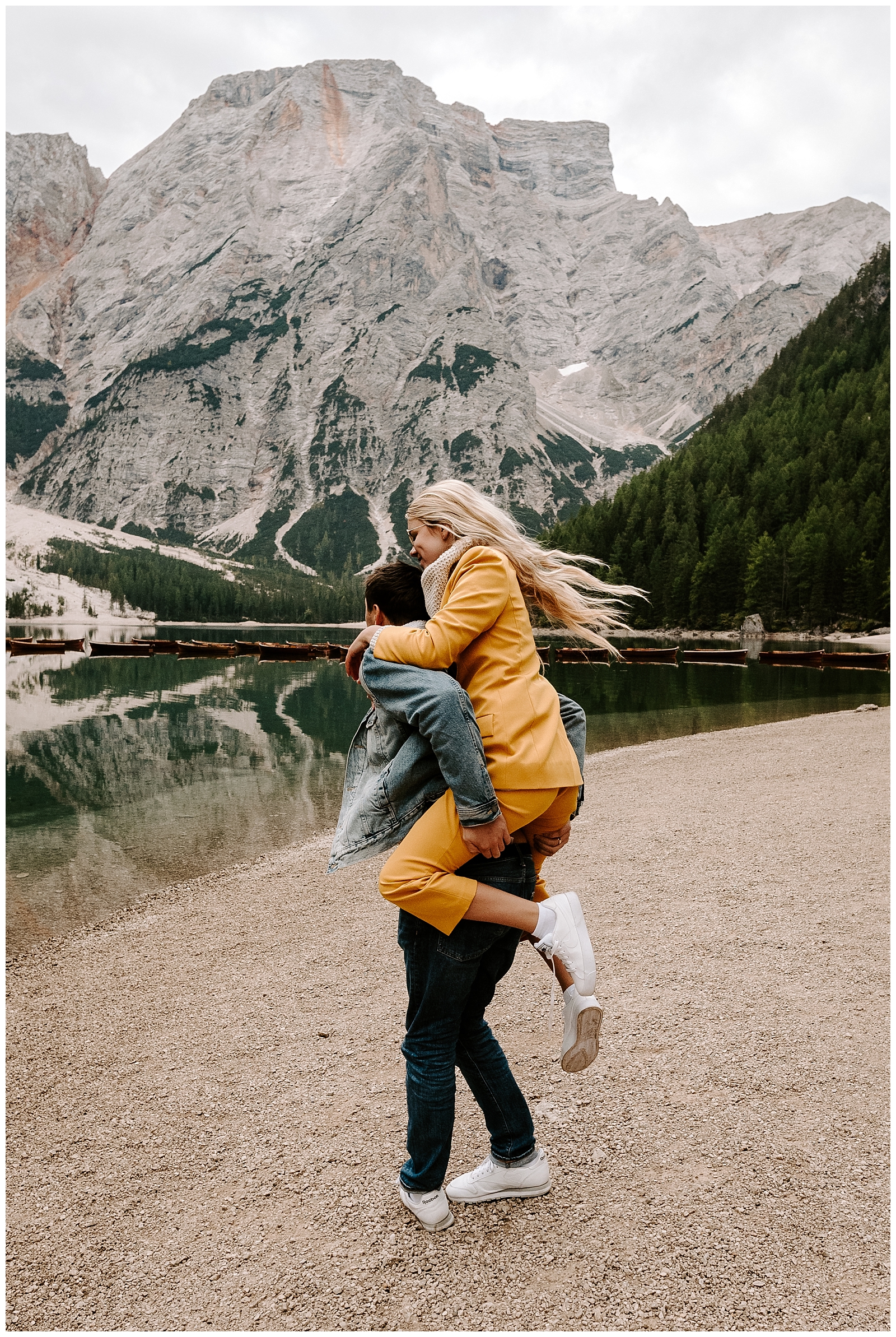 elopement in the Dolomites