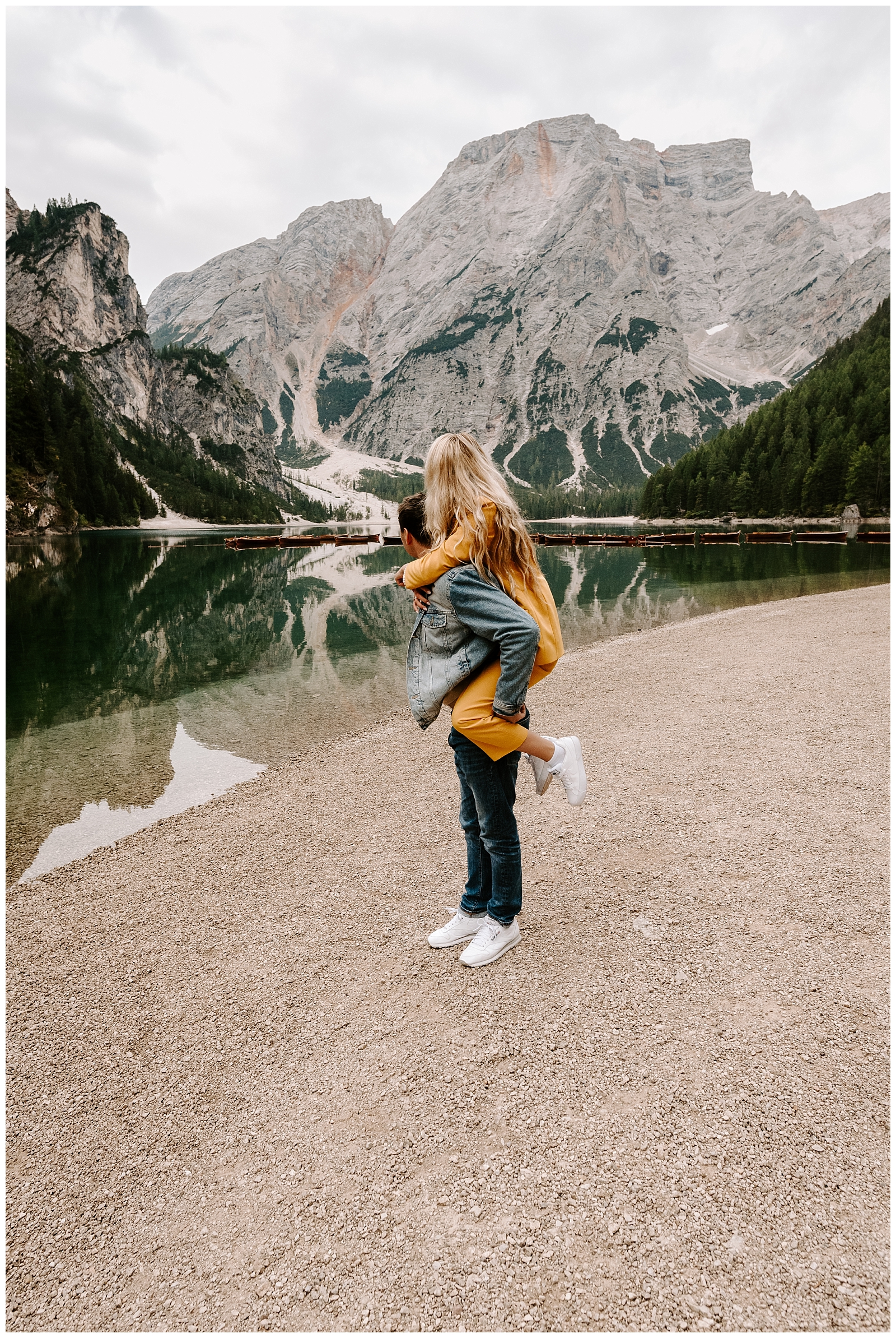 elopement in the Dolomites