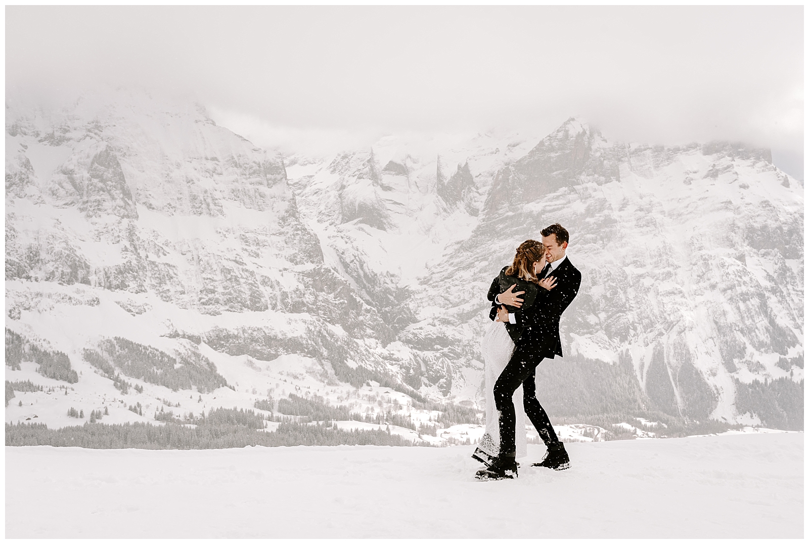 switzerland elopement in Grindelwald