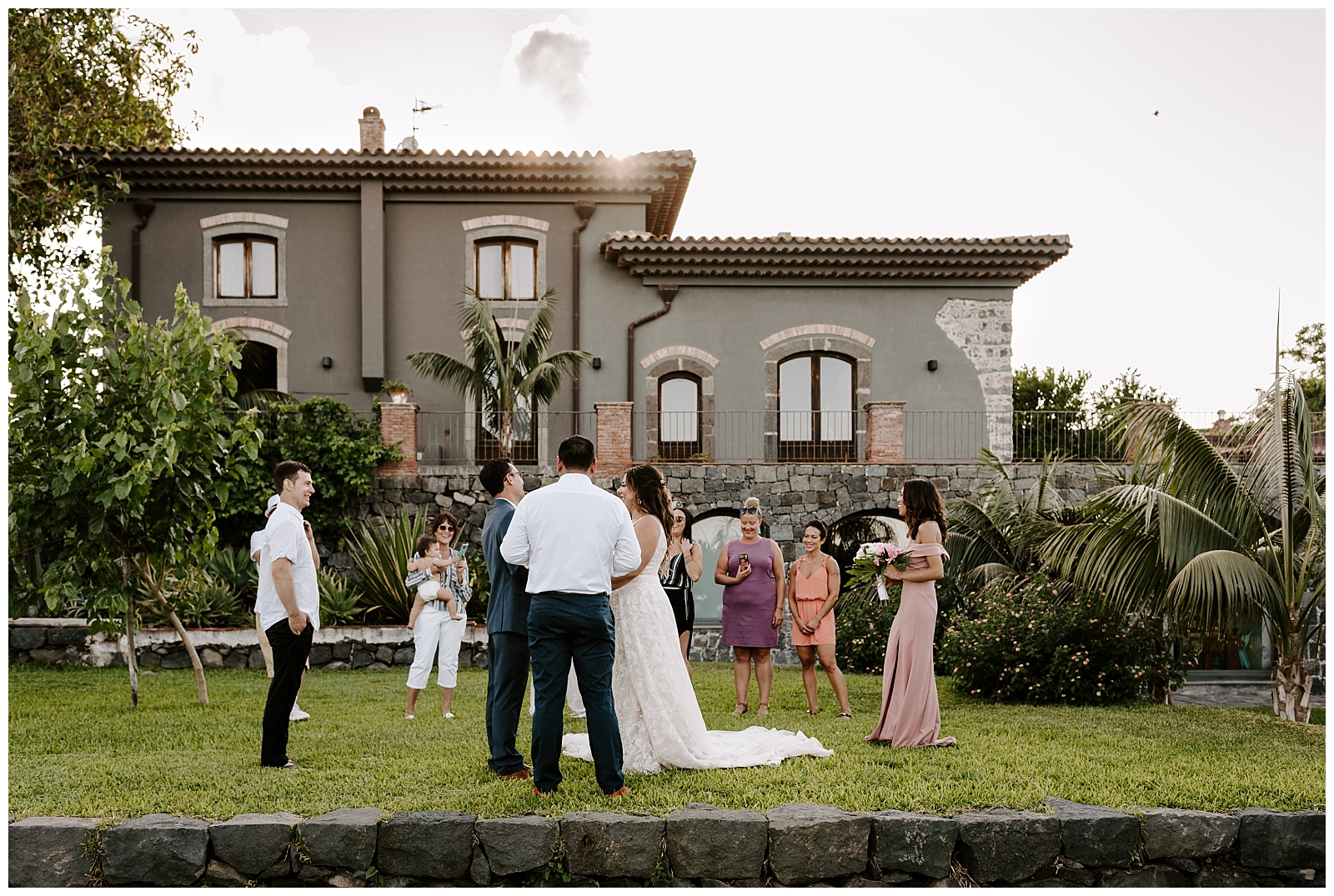 Intimate wedding in Italy