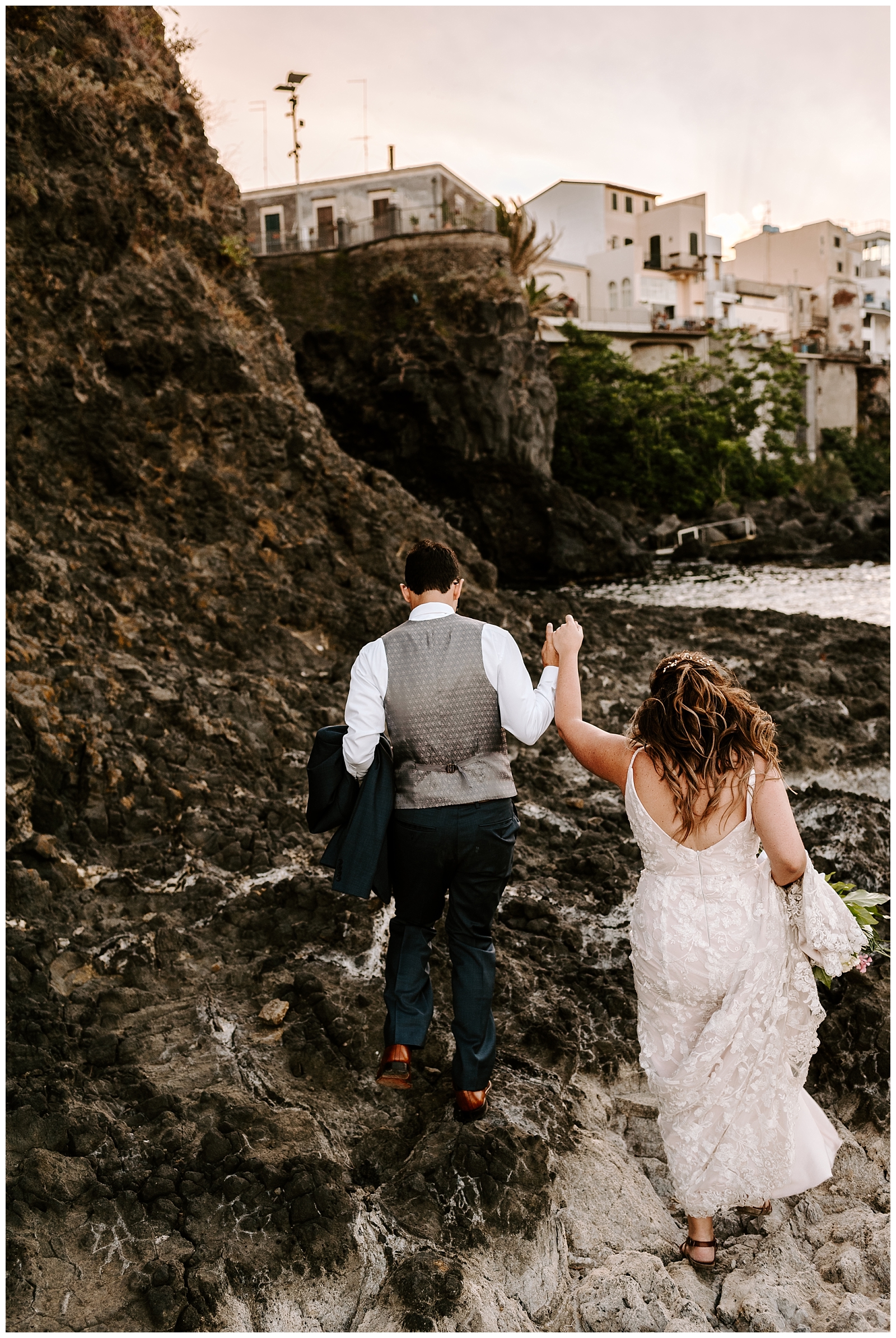 intimate wedding in Sicily Italy