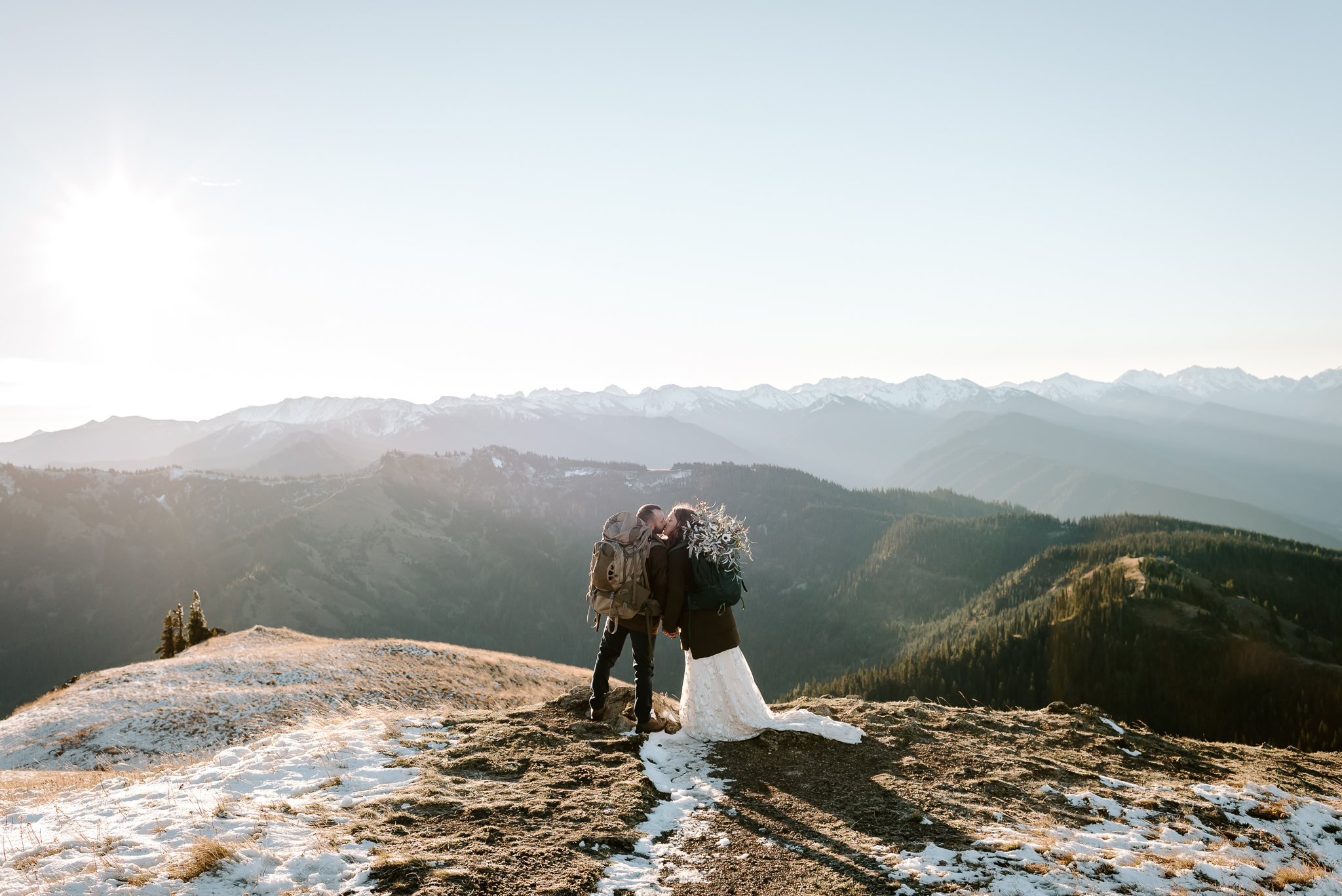 elopement in olympic national park in washington