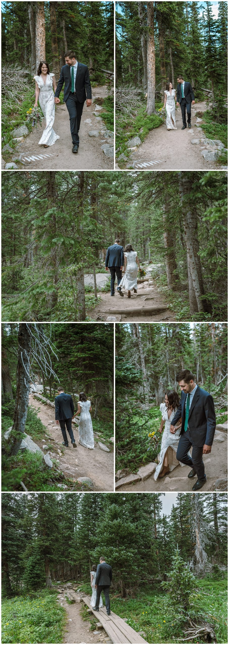coupes hikes in indian peaks wilderness for their elopement