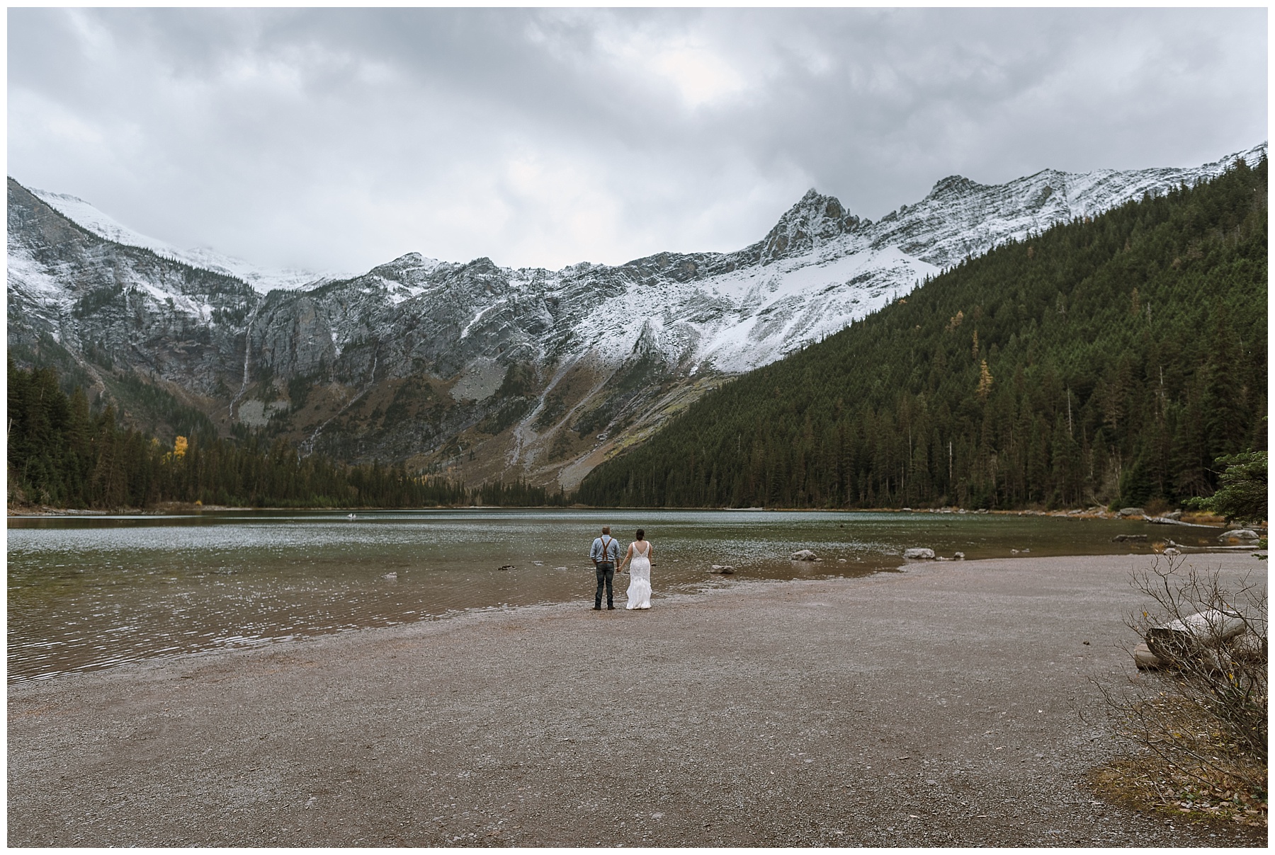 avalanche lake elopement in Montana