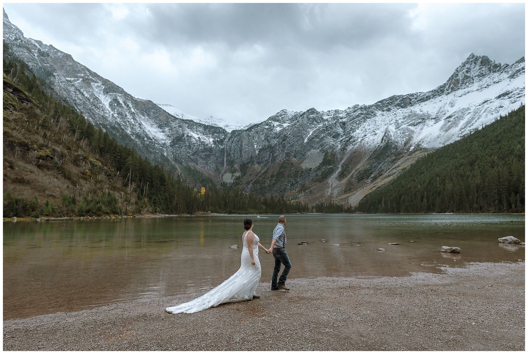 avalanche lake elopement in Montana