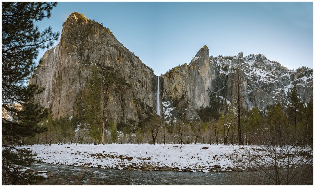 Bridal Veil Falls in Yosemite National Park